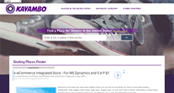 Desktop Screenshot of kayambo.com